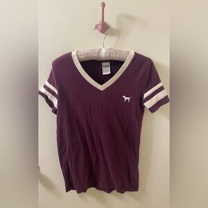 PINK Victoria's Secret Maroon Top